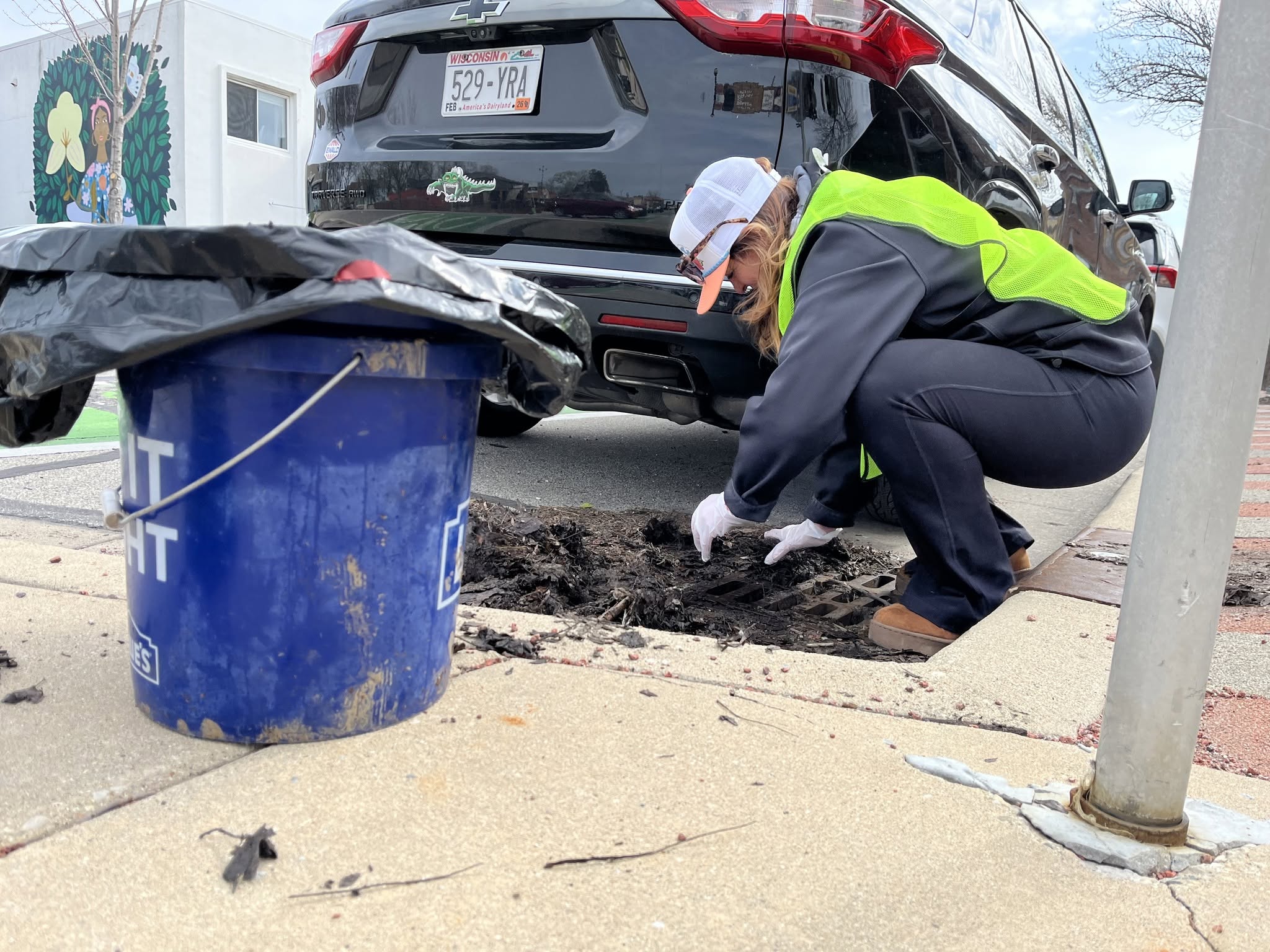 CBS 58 was there as dozens of neighbors cleaned up the Ave
